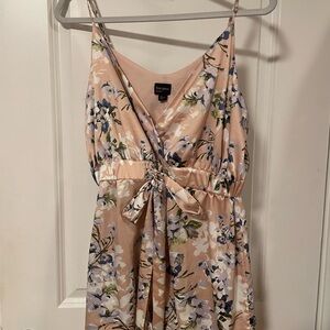 Free Press Floral V-Neck Dress